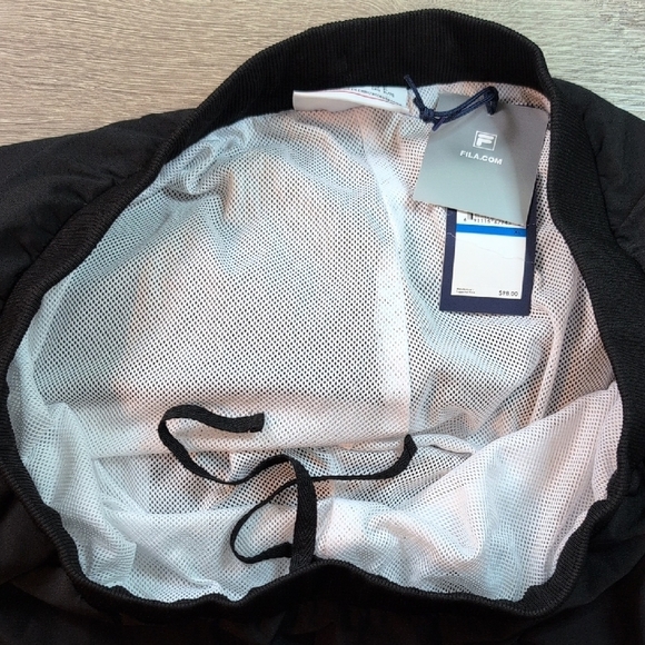 Fila Black Sweatpants with White Accents - Picture 8 of 8